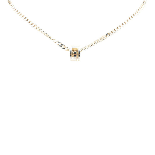 Gucci Silver Cutout G Ring Necklace