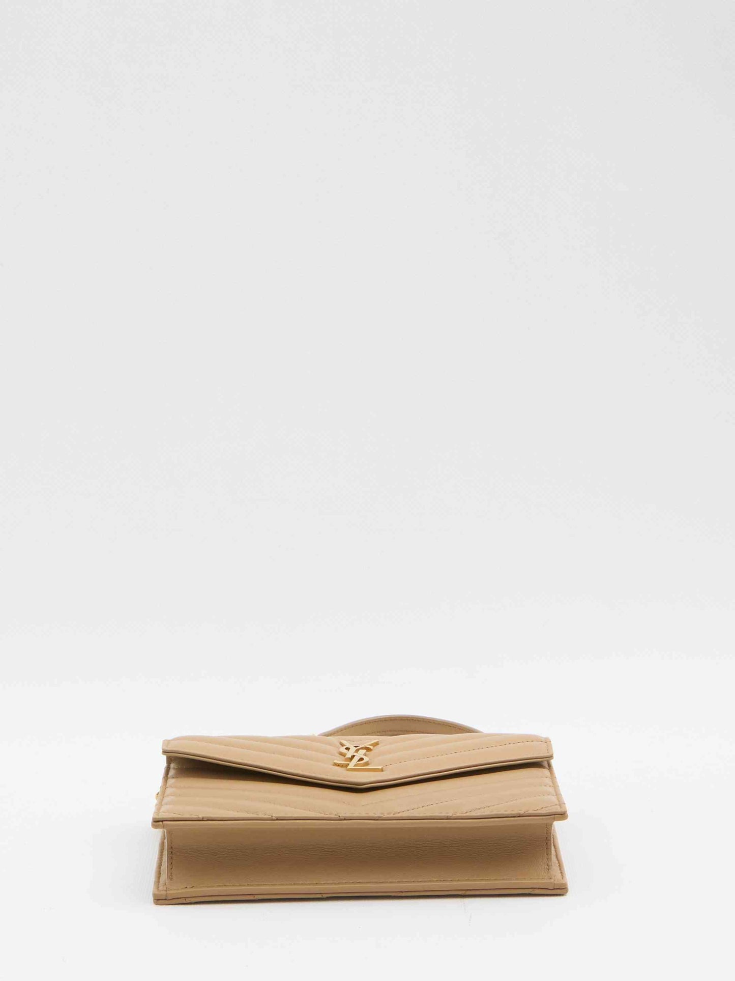Saint Laurent Women Envelope Cassandre Wallet With Chain
