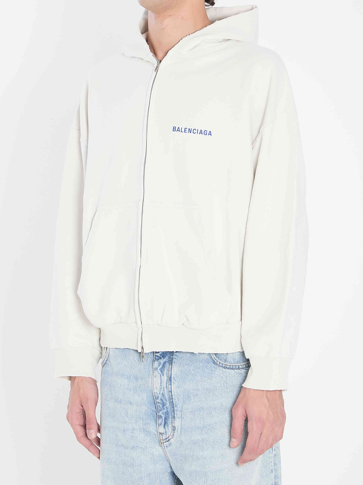 Balenciaga Men Zipped Sweater