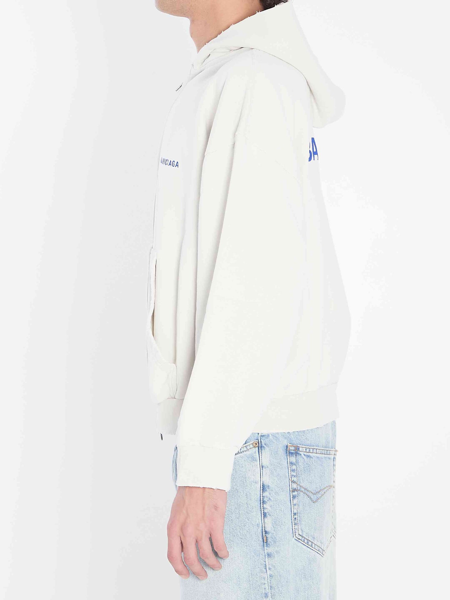Balenciaga Men Zipped Sweater