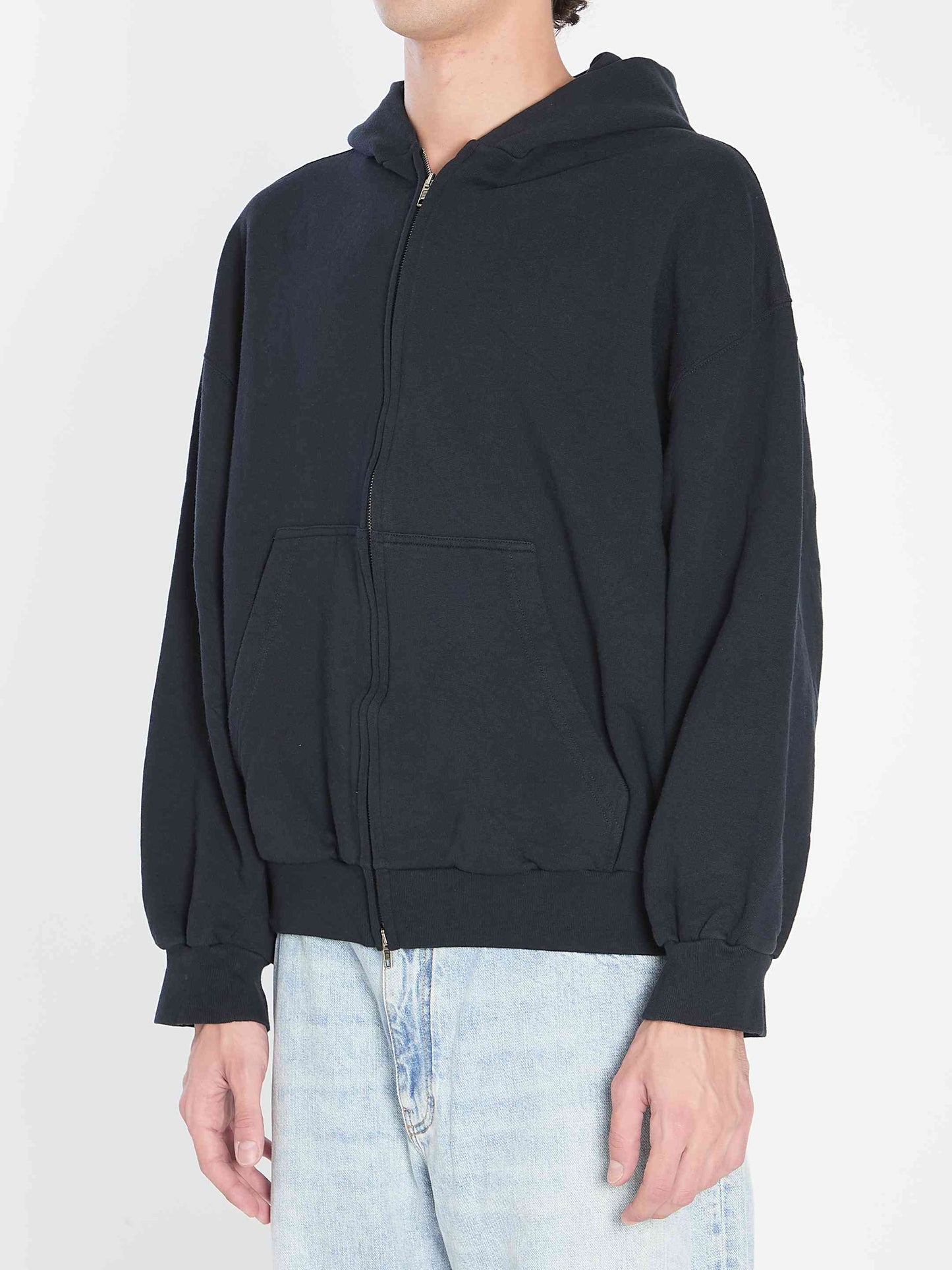 Balenciaga Men Zipped Hoodie