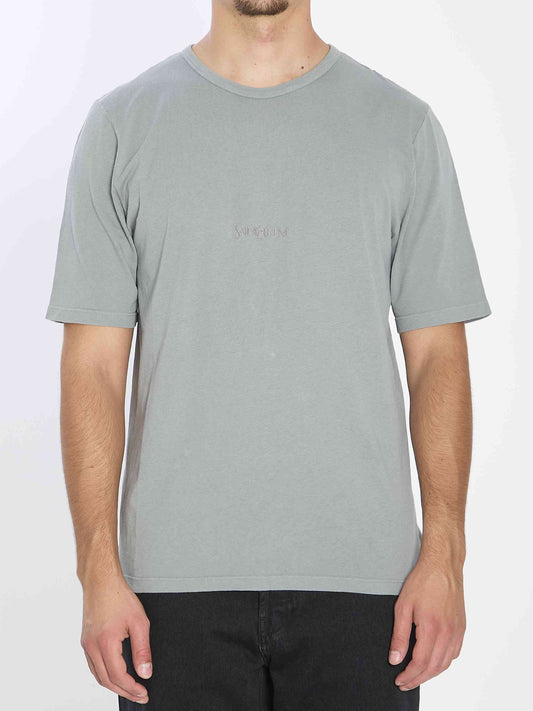 Saint Laurent Men Craw Neck T-Shirt