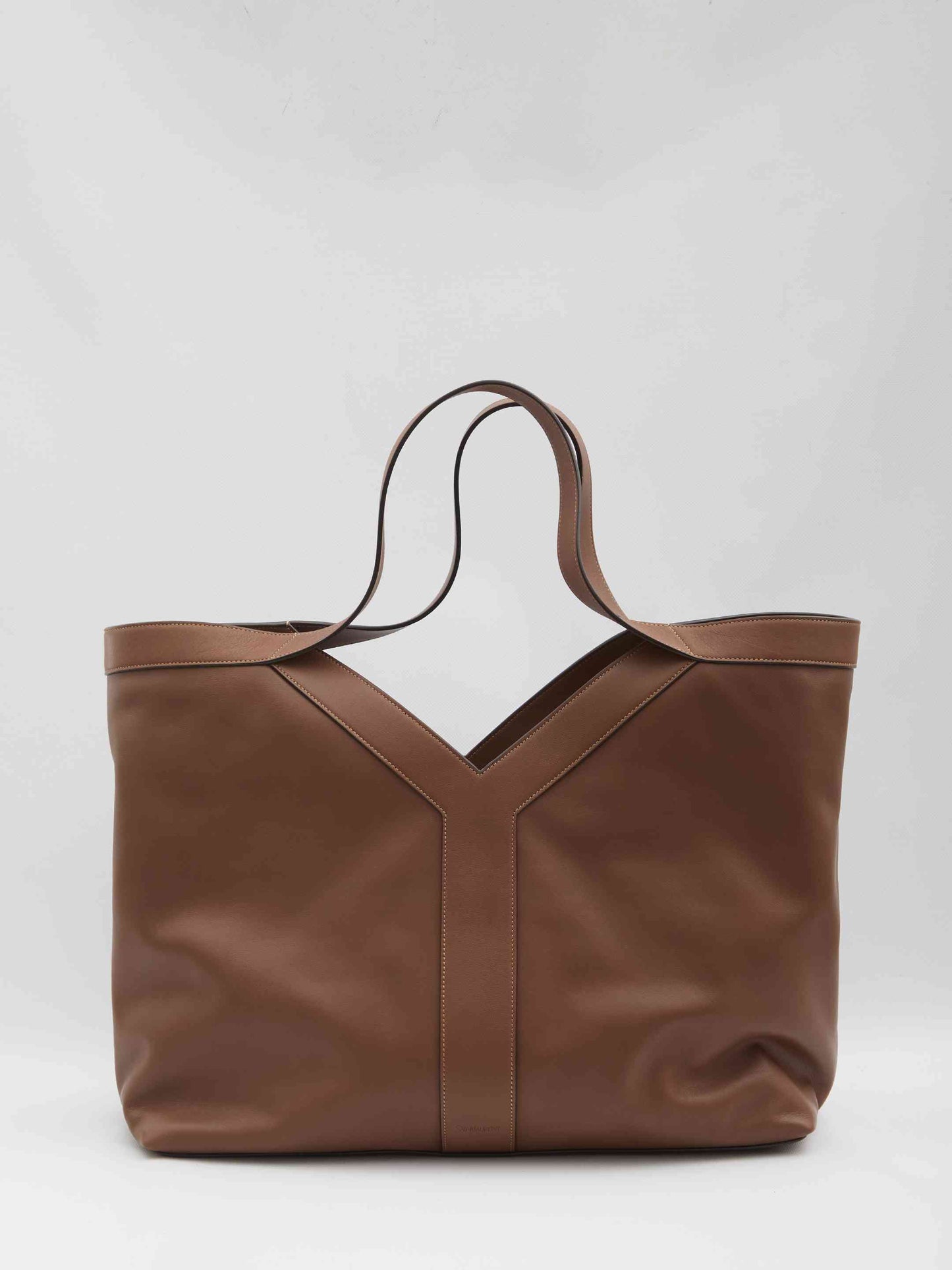 Saint Laurent Men Large Y Tote In Leather