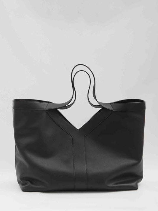 Saint Laurent Men Large Y Tote In Leather