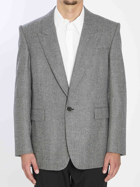 Saint Laurent Men Wool Flannel Jacket