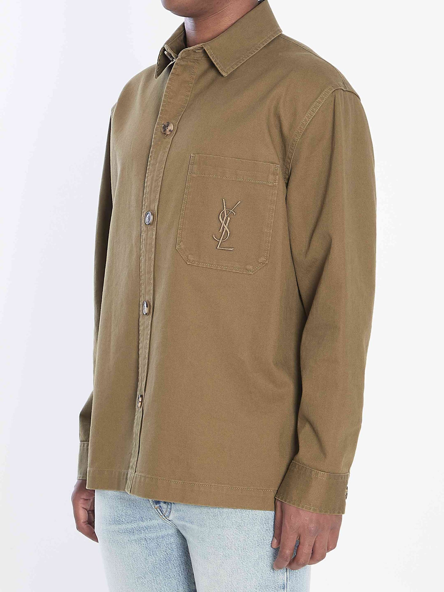 Saint Laurent Men Cassandre Overshirt