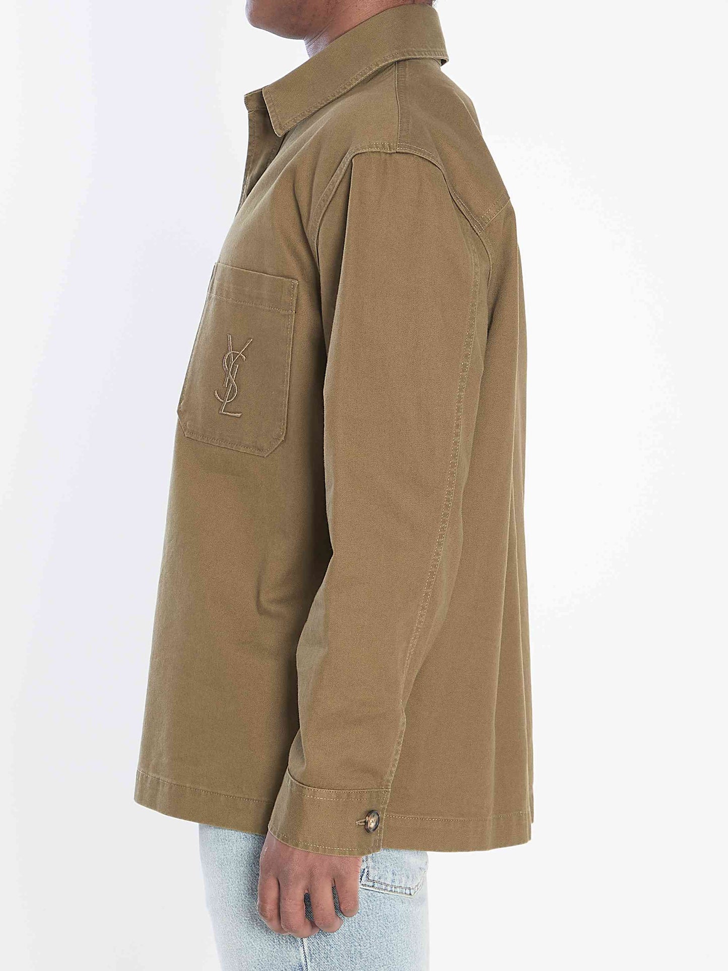 Saint Laurent Men Cassandre Overshirt