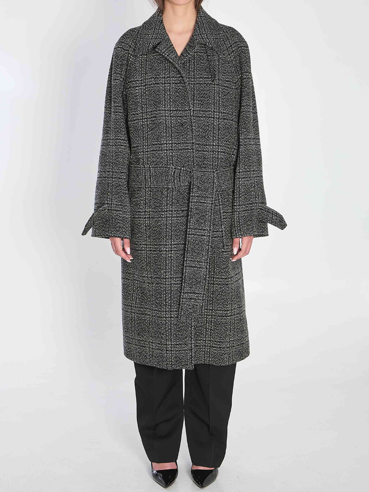 Balenciaga Women Raglan Coat