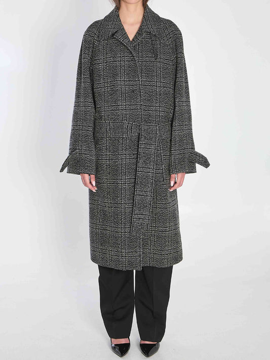 Balenciaga Women Raglan Coat