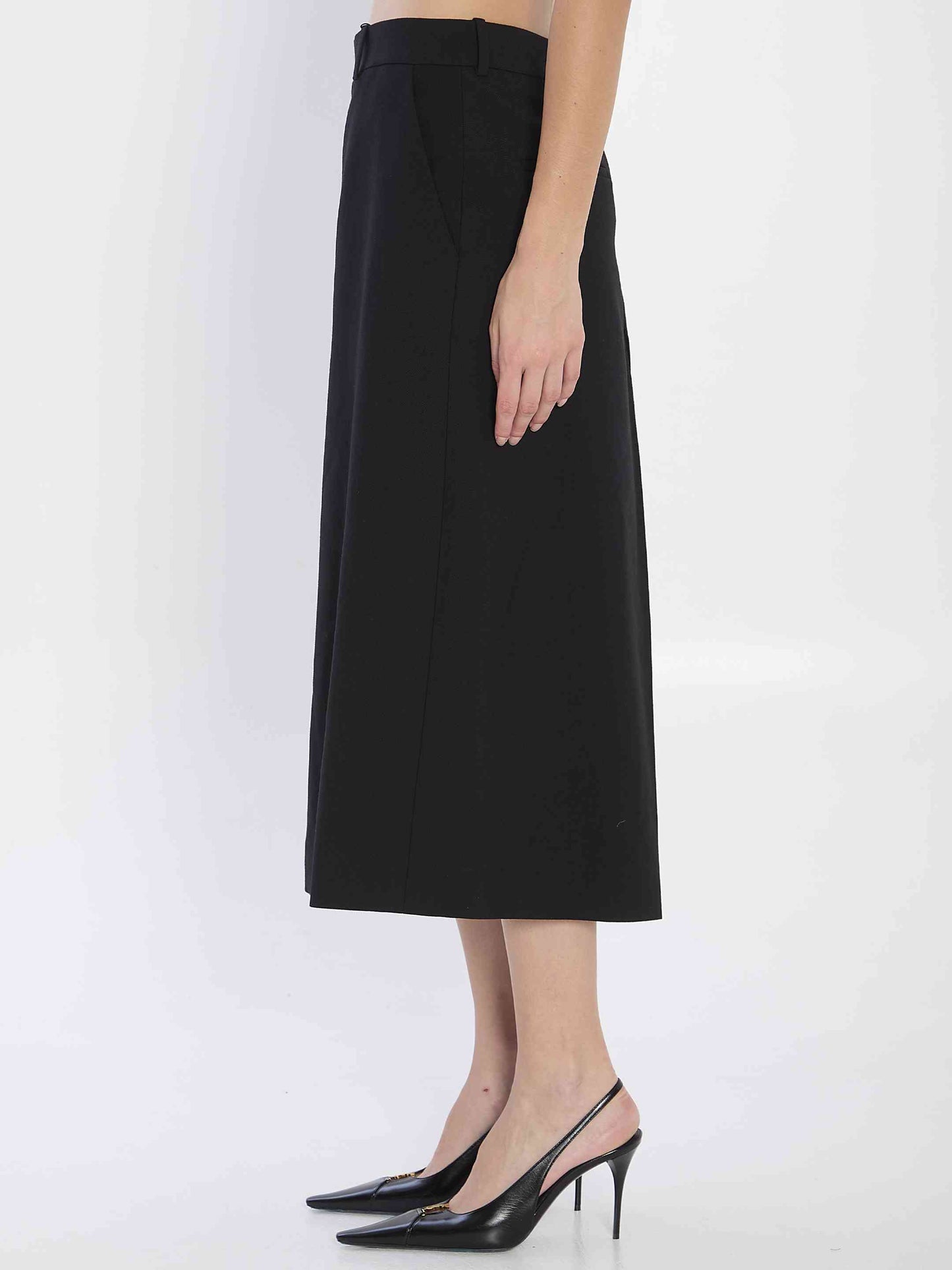 Saint Laurent Women Wool Skirt-Pants