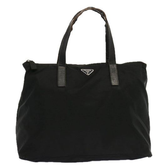 PRADA Tote Bag Nylon Black  mr011