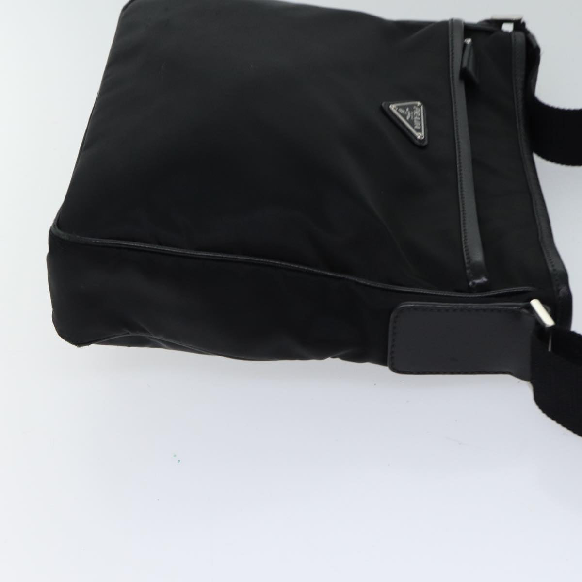 PRADA Shoulder Bag Nylon Black  mr119