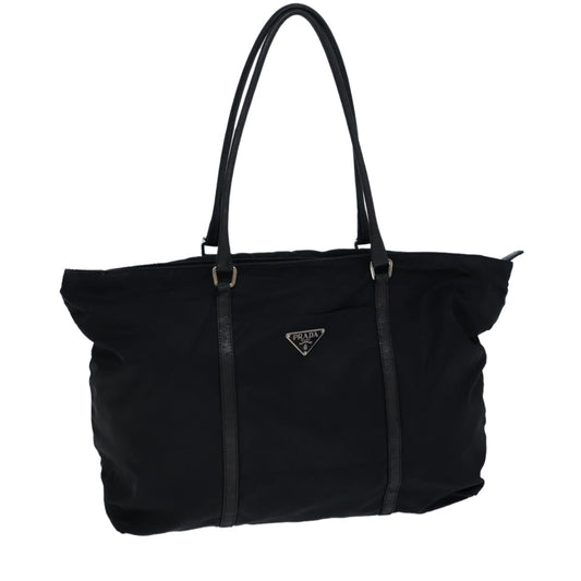 PRADA Tote Bag Nylon Black  mr134