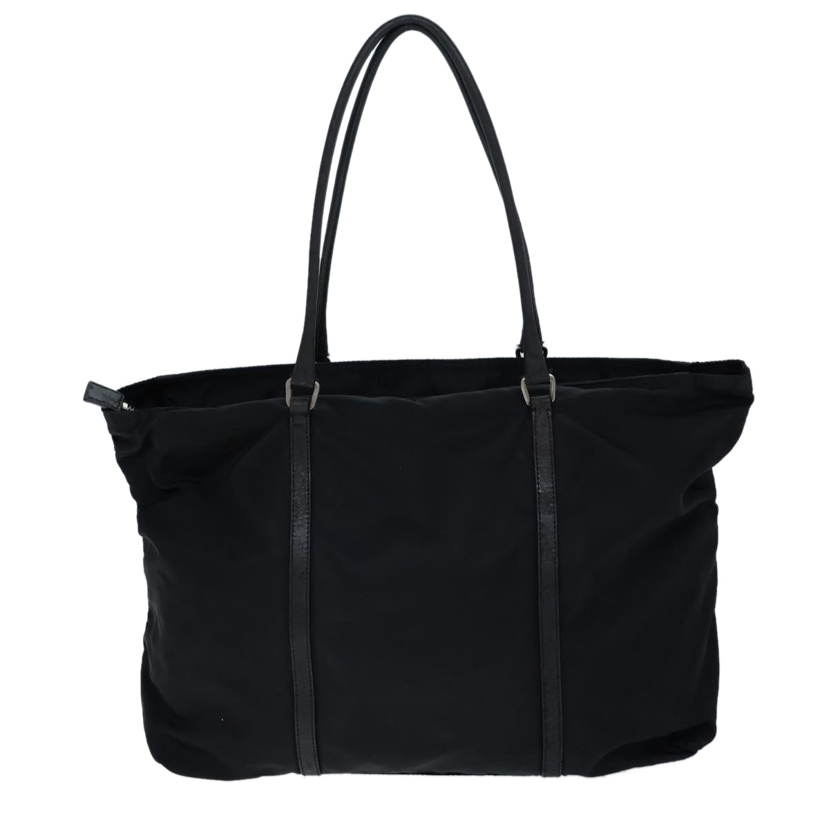 PRADA Tote Bag Nylon Black  mr134