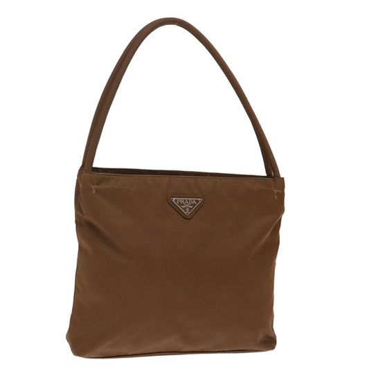 PRADA Tote Bag Nylon Brown  mr146