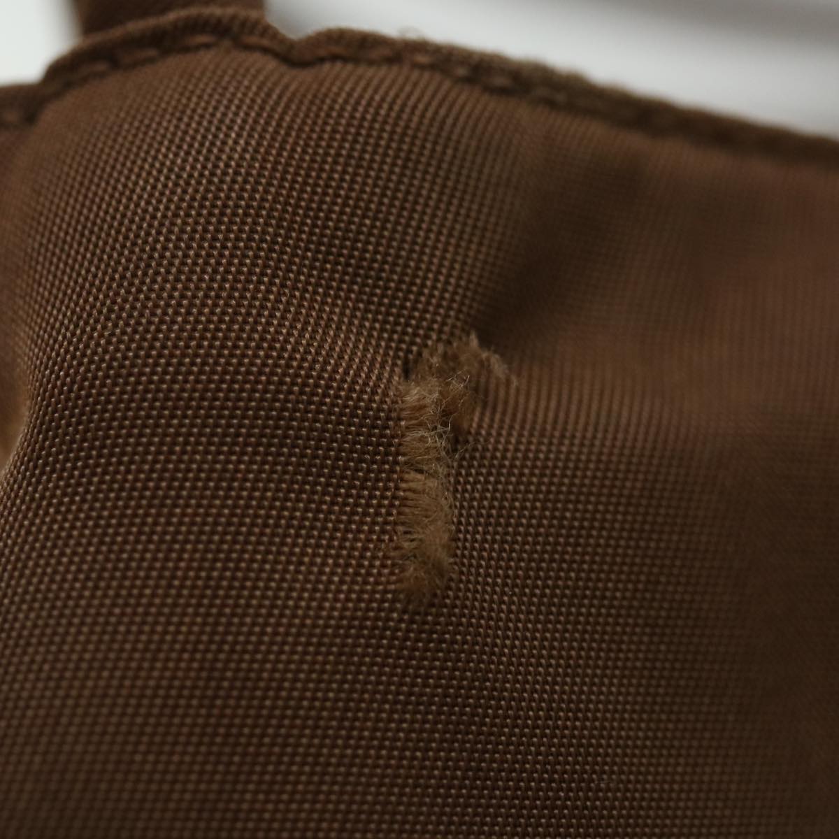 PRADA Tote Bag Nylon Brown  mr146