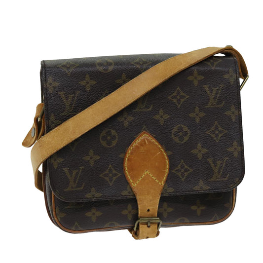 LOUIS VUITTON Monogram Cartouchiere MM Shoulder Bag M51253 LV mr190