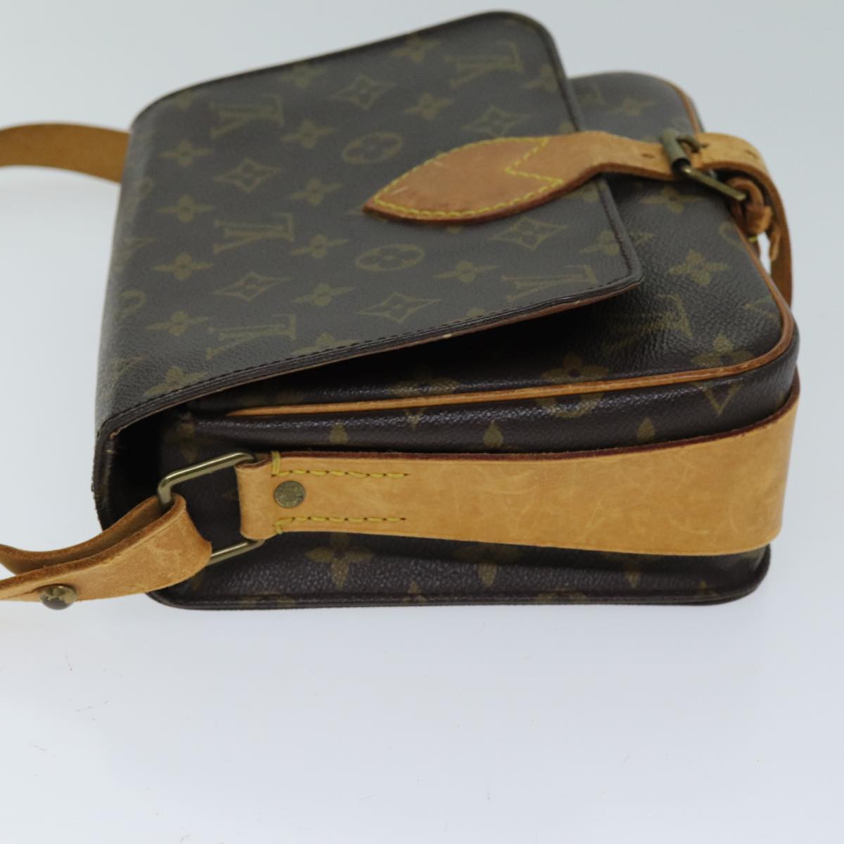 LOUIS VUITTON Monogram Cartouchiere MM Shoulder Bag M51253 LV mr190