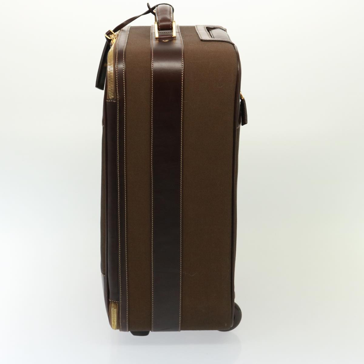 PRADA suitcase Canvas Brown  mr228