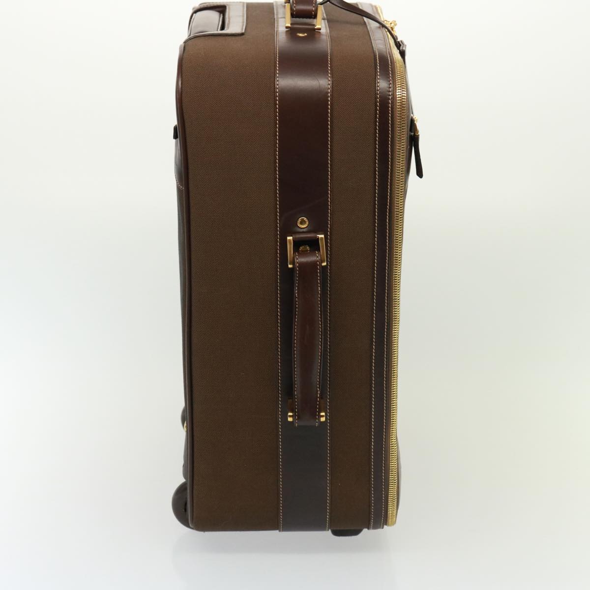 PRADA suitcase Canvas Brown  mr228