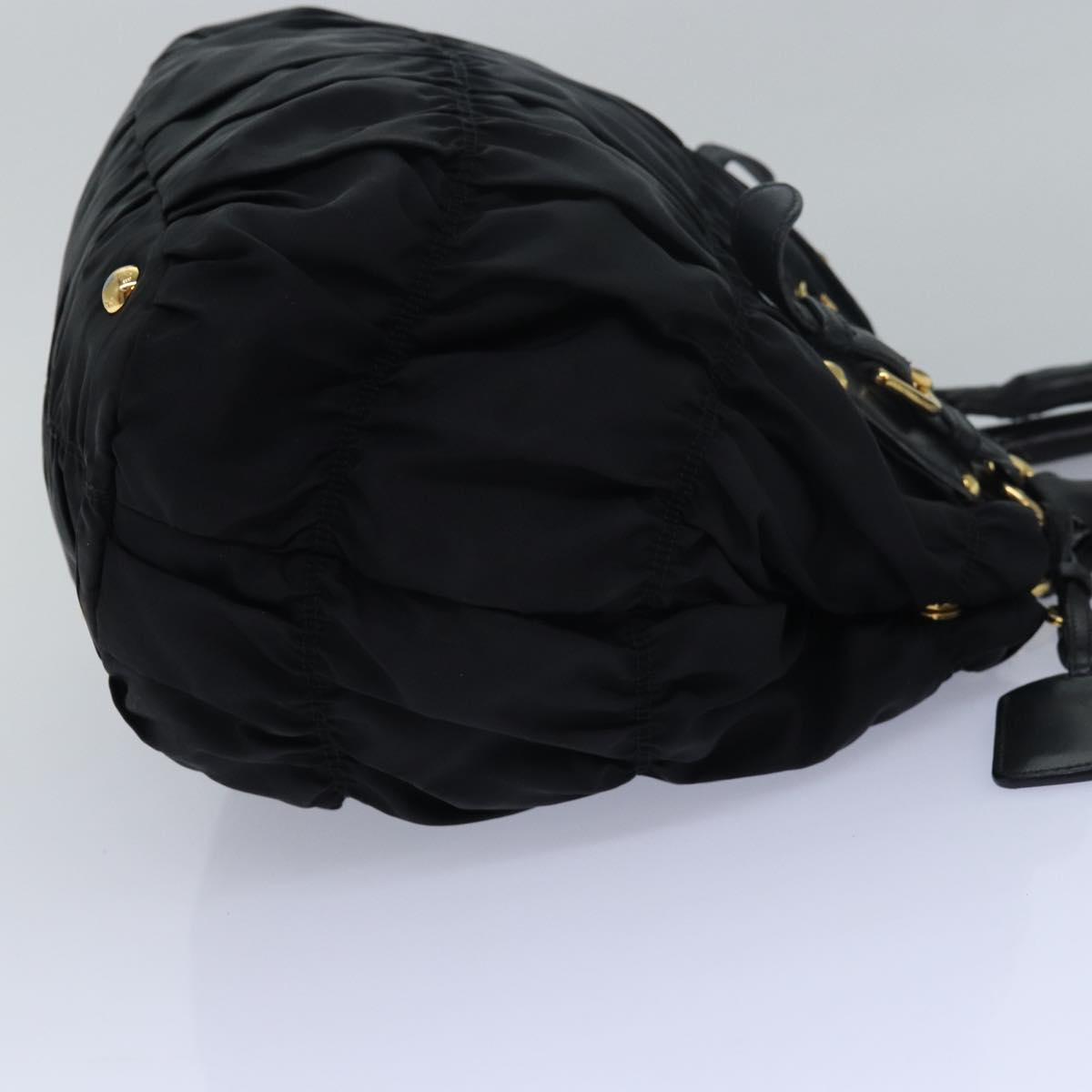 PRADA Hand Bag Nylon Black  mr281