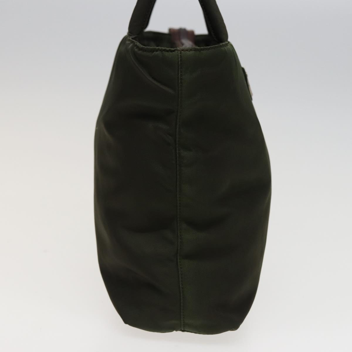 PRADA Hand Bag Nylon Khaki  mr282