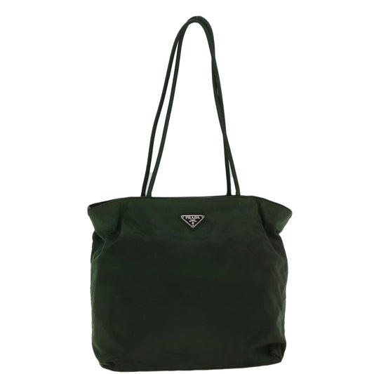 PRADA Tote Bag Nylon Khaki  mr327