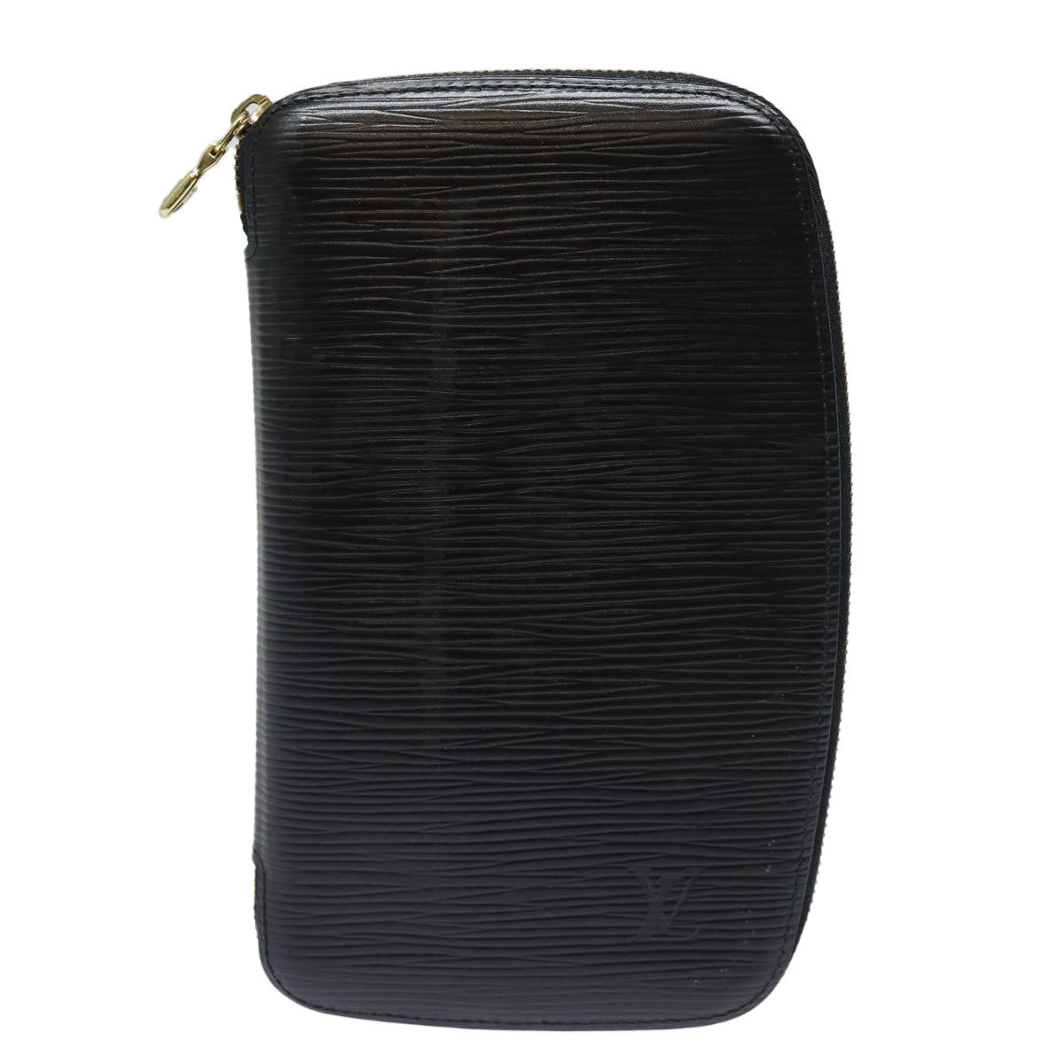 LOUIS VUITTON Epi Agenda Geode Travel Case Black M63872 LV mr347