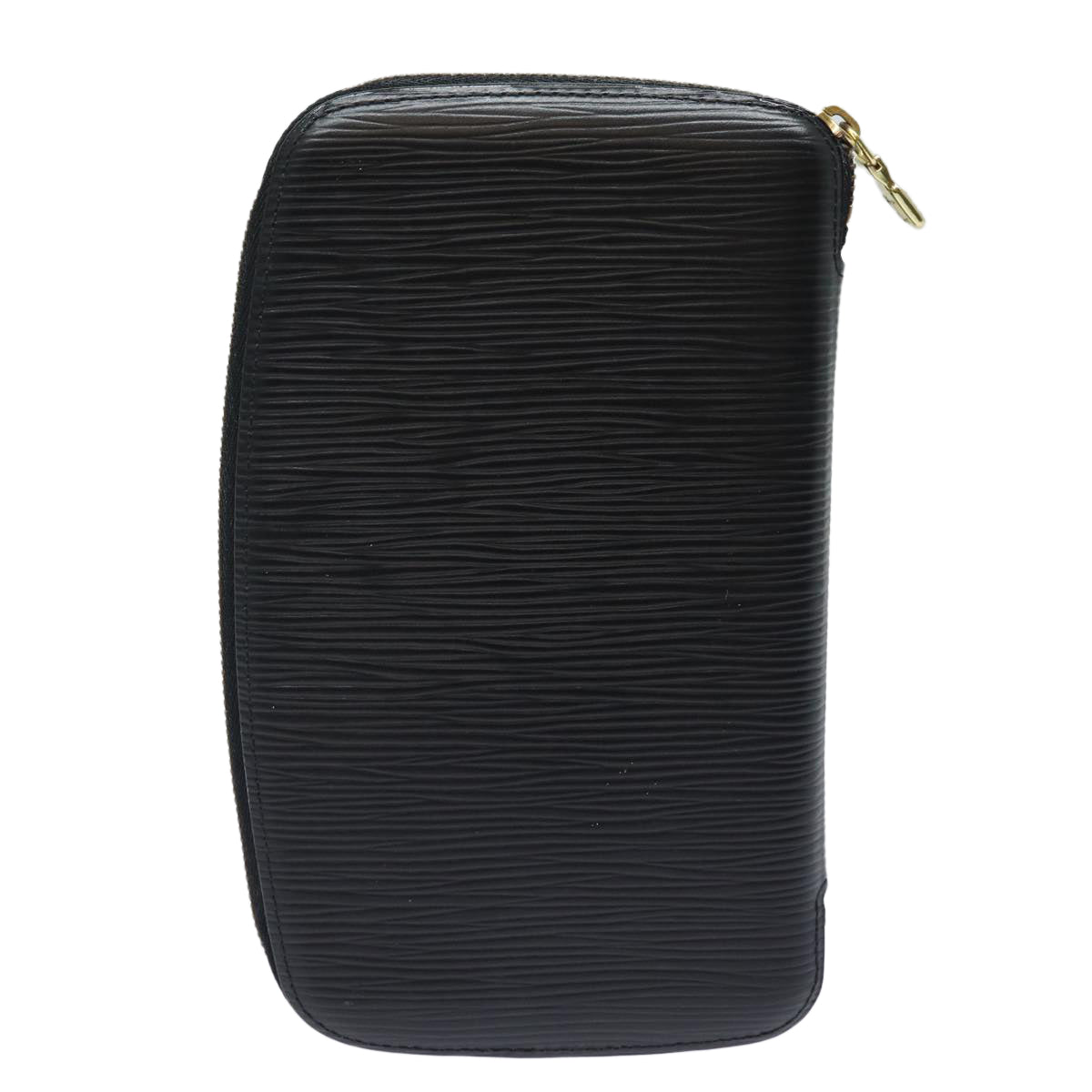 LOUIS VUITTON Epi Agenda Geode Travel Case Black M63872 LV mr347