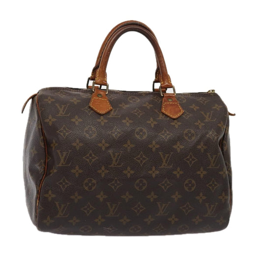 LOUIS VUITTON Monogram Speedy 30 Hand Bag M41526 LV mr350