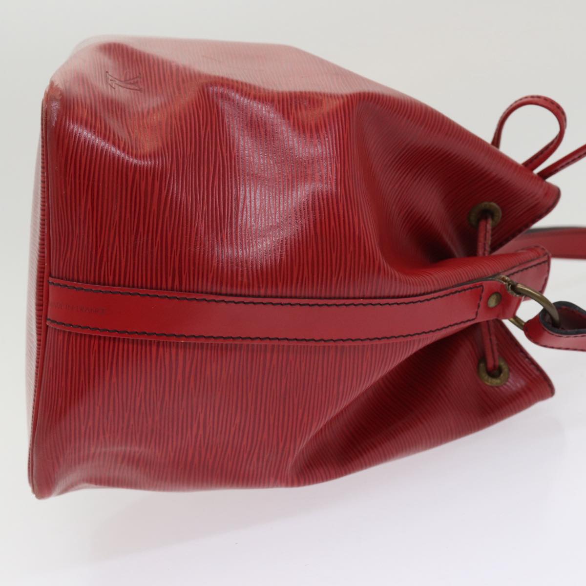 LOUIS VUITTON Epi Petit Noe Shoulder Bag Red M44107 LV mr357