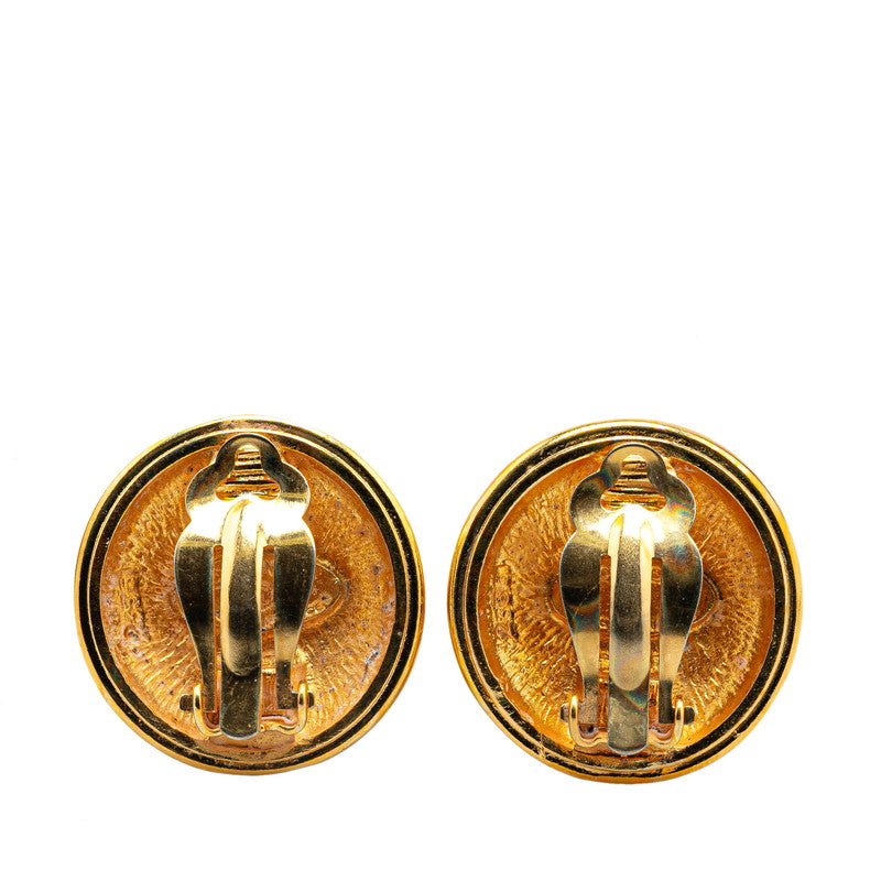 Chanel Coco Mark Gold Earrings