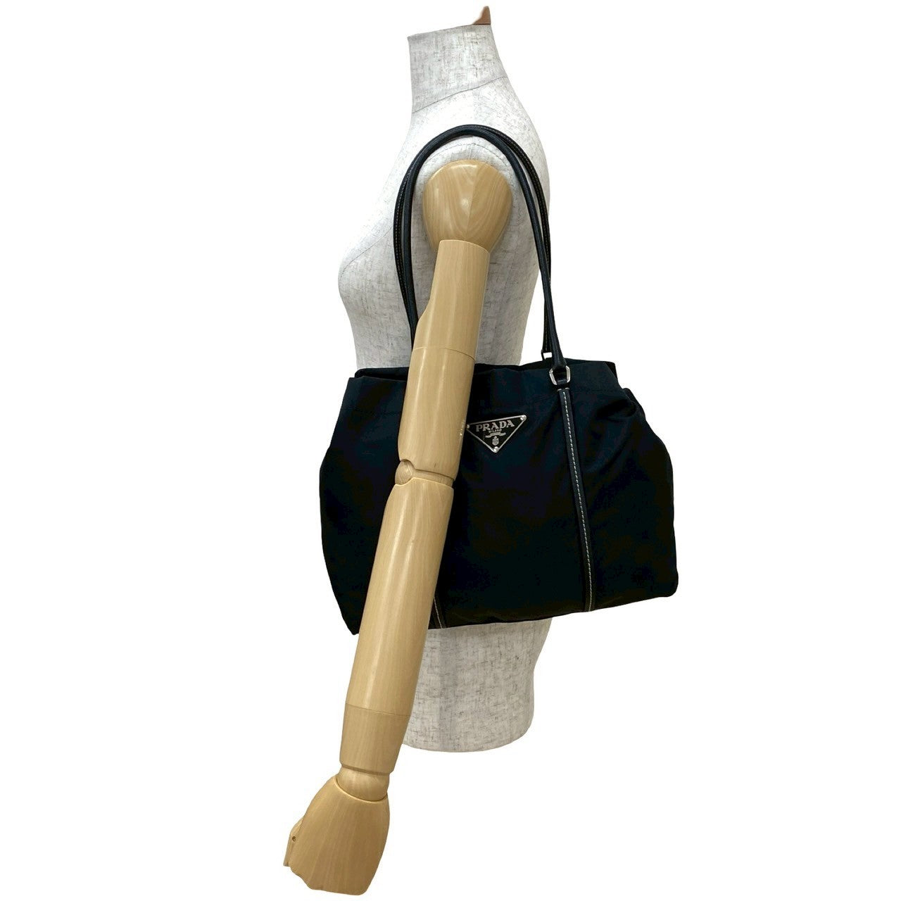 Prada Nylon Leather 2way Bag