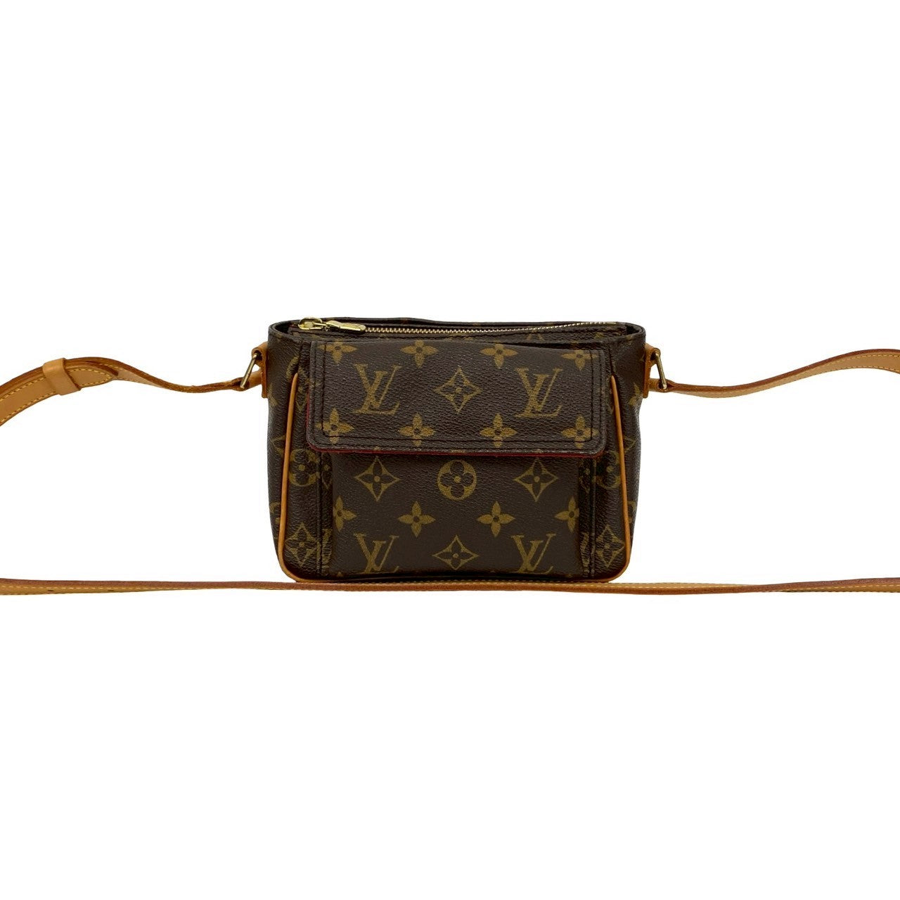 Louis Vuitton Vivacite Monogram Leather Shoulder Bag