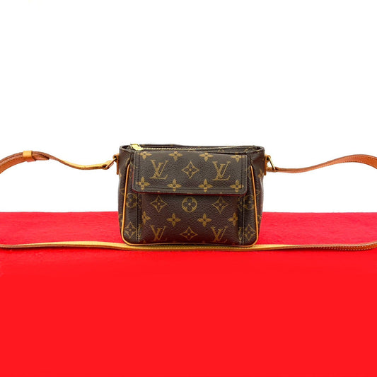 Louis Vuitton Vivacite Monogram Leather Shoulder Bag