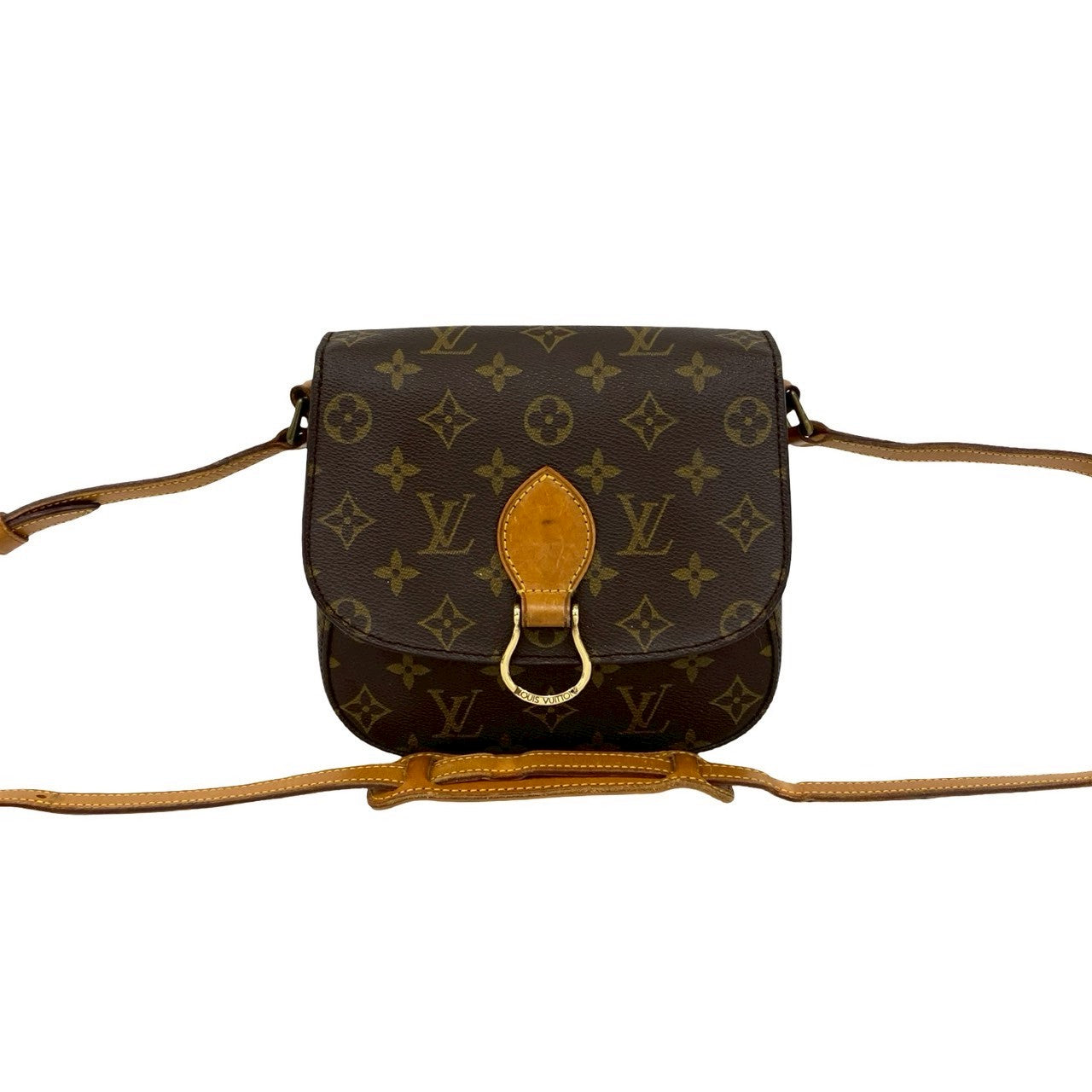 Louis Vuitton Saint Cloud Monogram Leather Shoulder Bag
