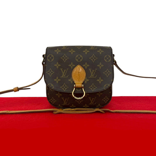 Louis Vuitton Saint Cloud Monogram Leather Shoulder Bag