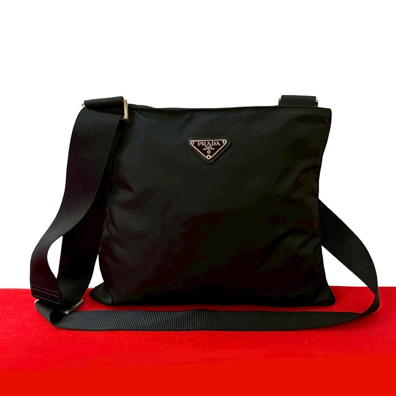 Prada Tessuto Nylon Shoulder Bag