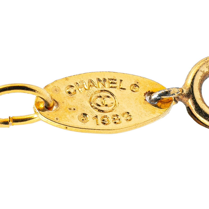 Chanel Vintage Coco Mark Necklace 1983