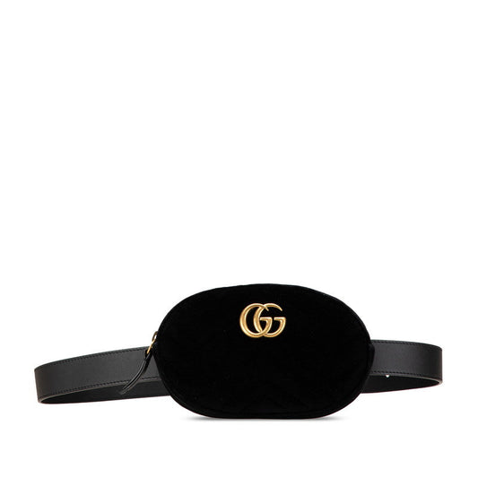 Gucci GG Marmont Velvet Belt Bag