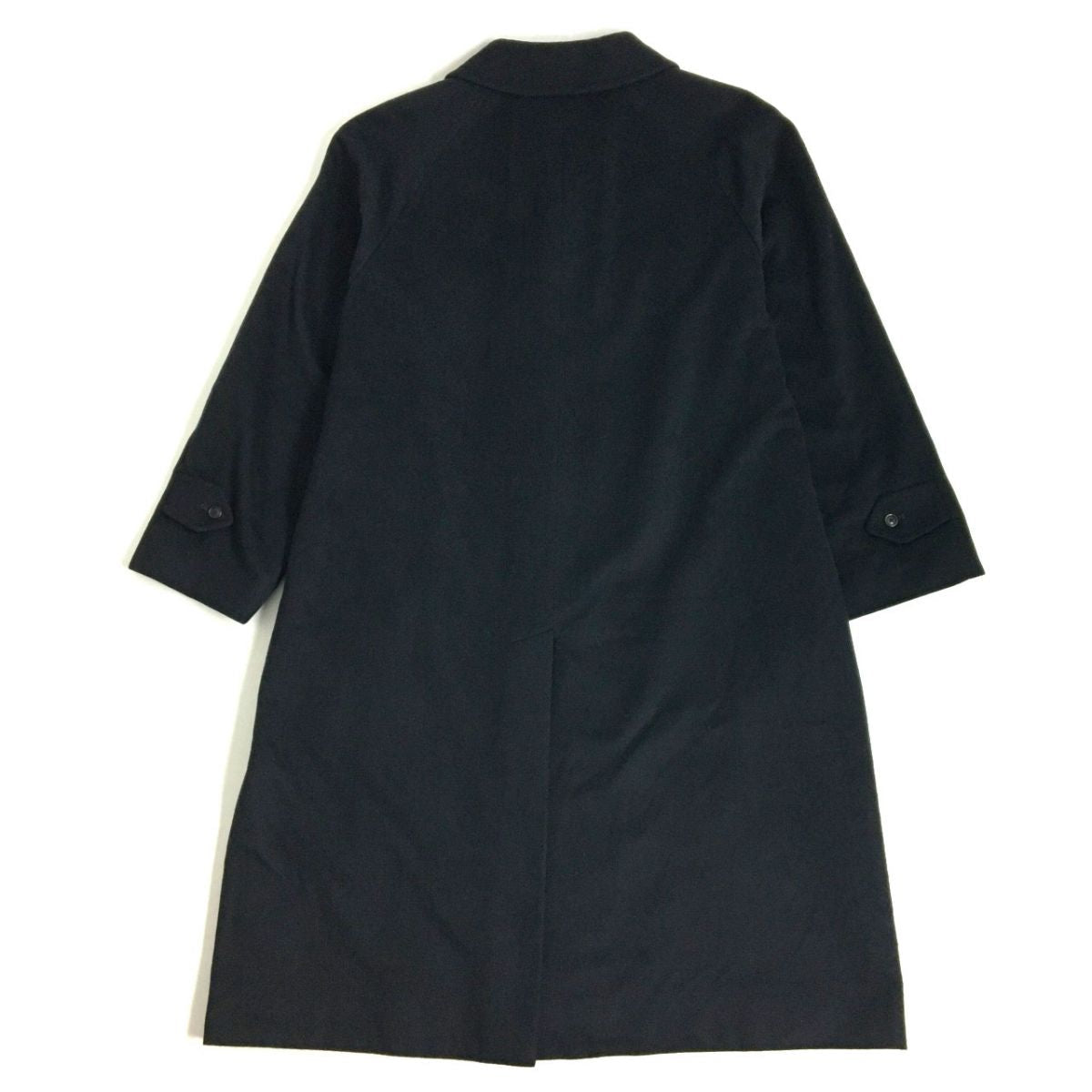Burberry Cashmere Silk Coat with Logo Buttons