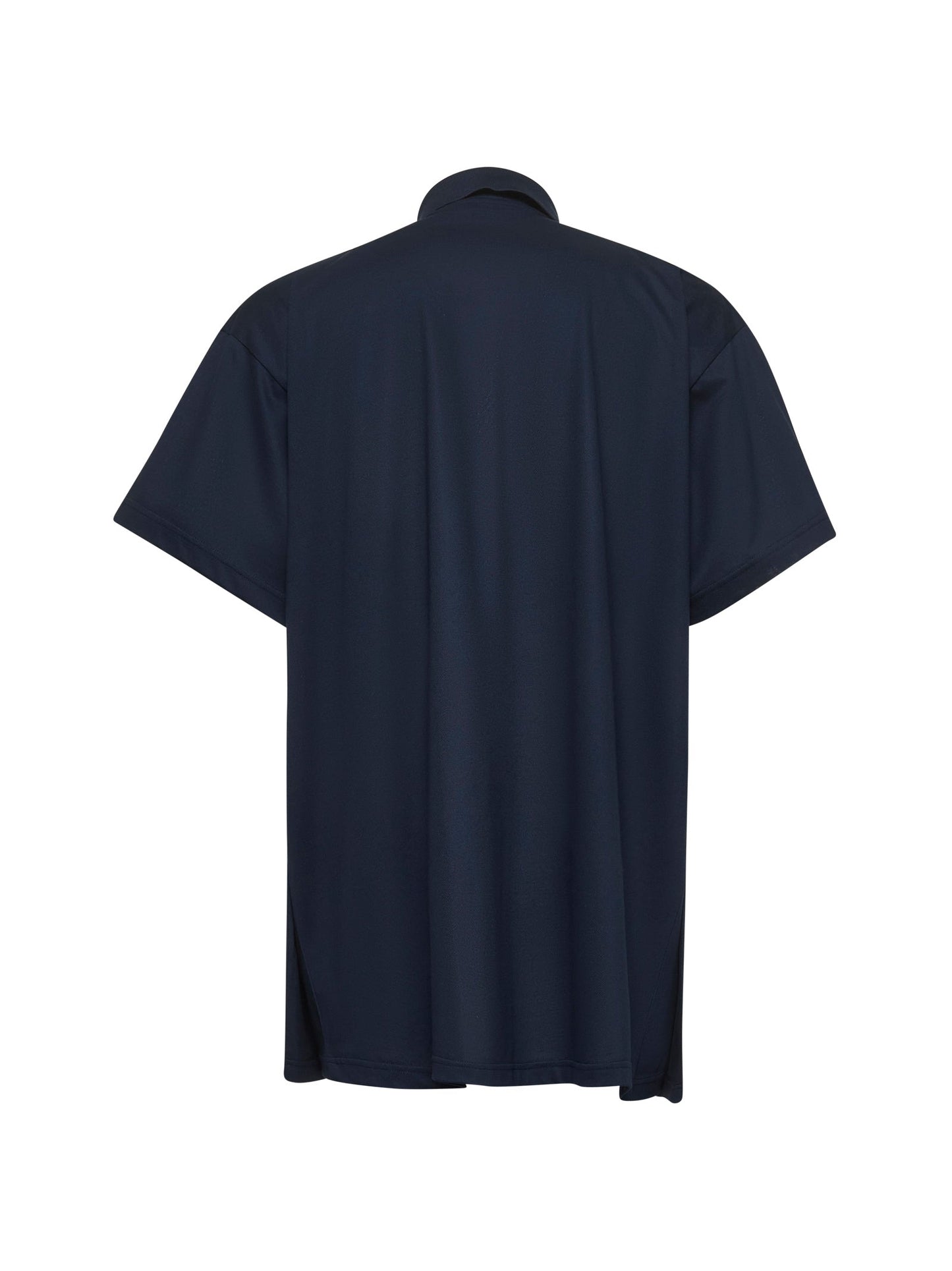 Balenciaga Men Blue Piqué Intertwined Polo Shirt