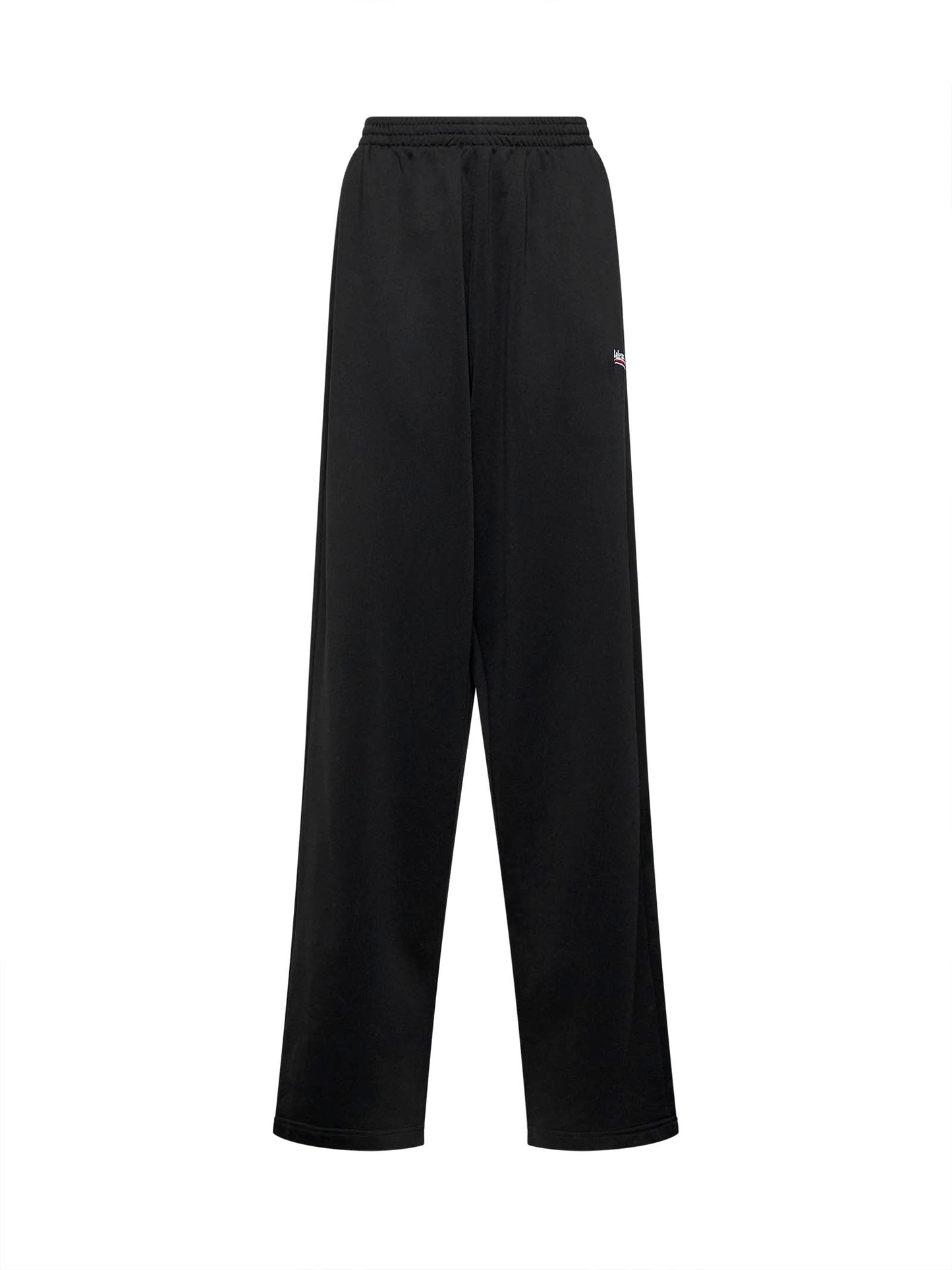 Balenciaga Women Black Political Campaign Baggy Sweatpants