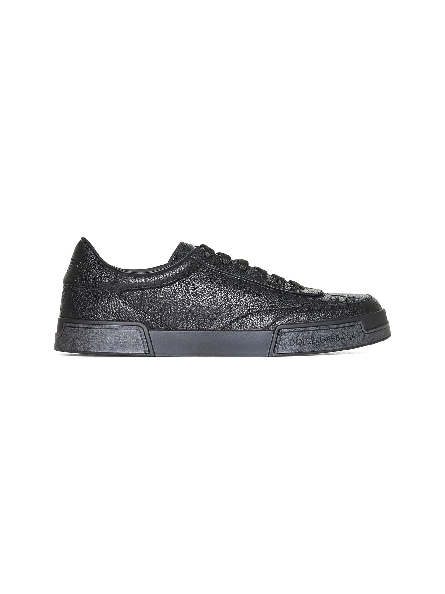 Dolce & Gabbana Men Black Portofino Yatch Sneakers