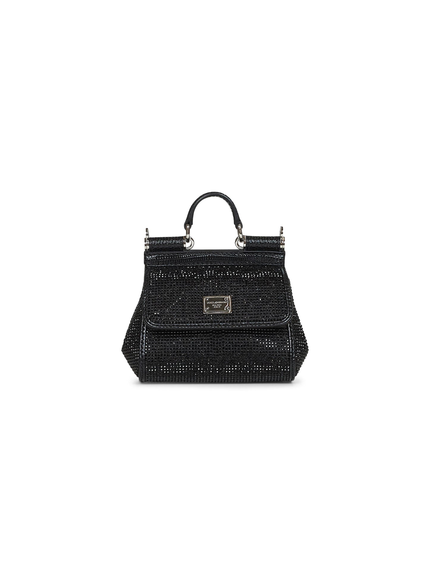 Dolce & Gabbana Women Black Mini Sicily Bag