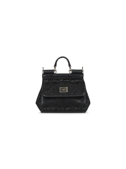Dolce & Gabbana Women Black Mini Sicily Bag