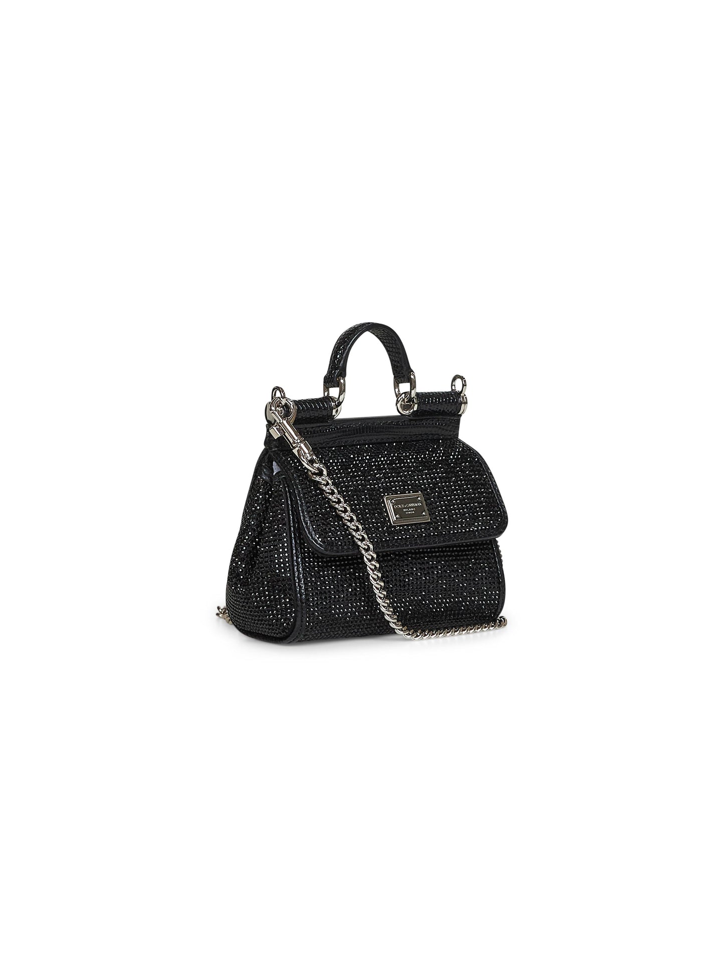 Dolce & Gabbana Women Black Mini Sicily Bag