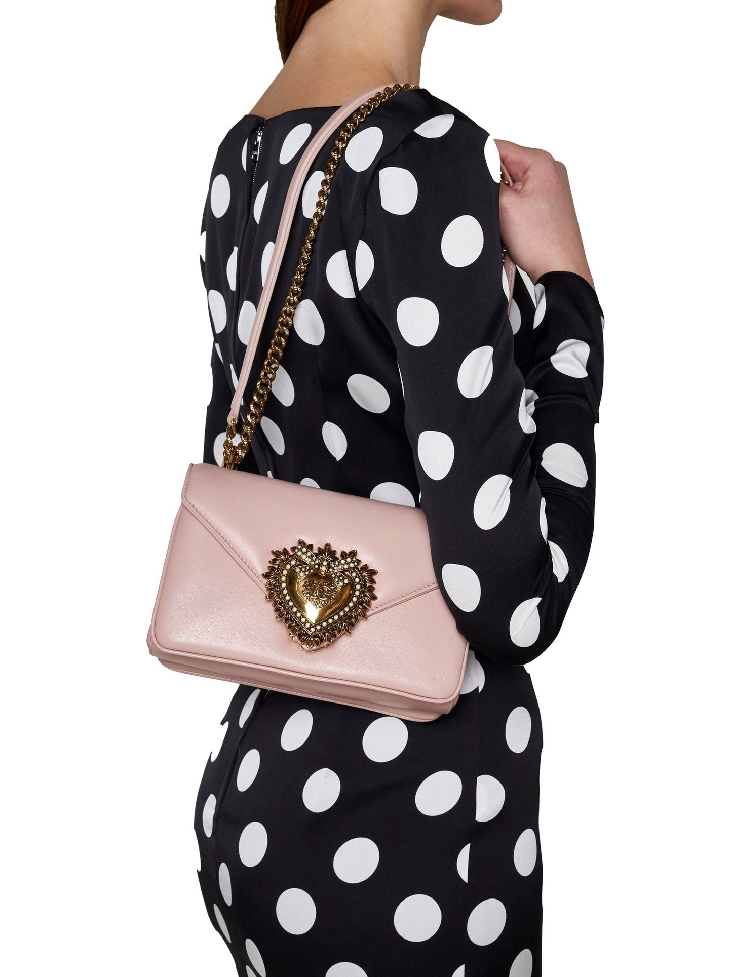 Dolce & Gabbana Women Devotion Nappa Leather Shoulder Bag