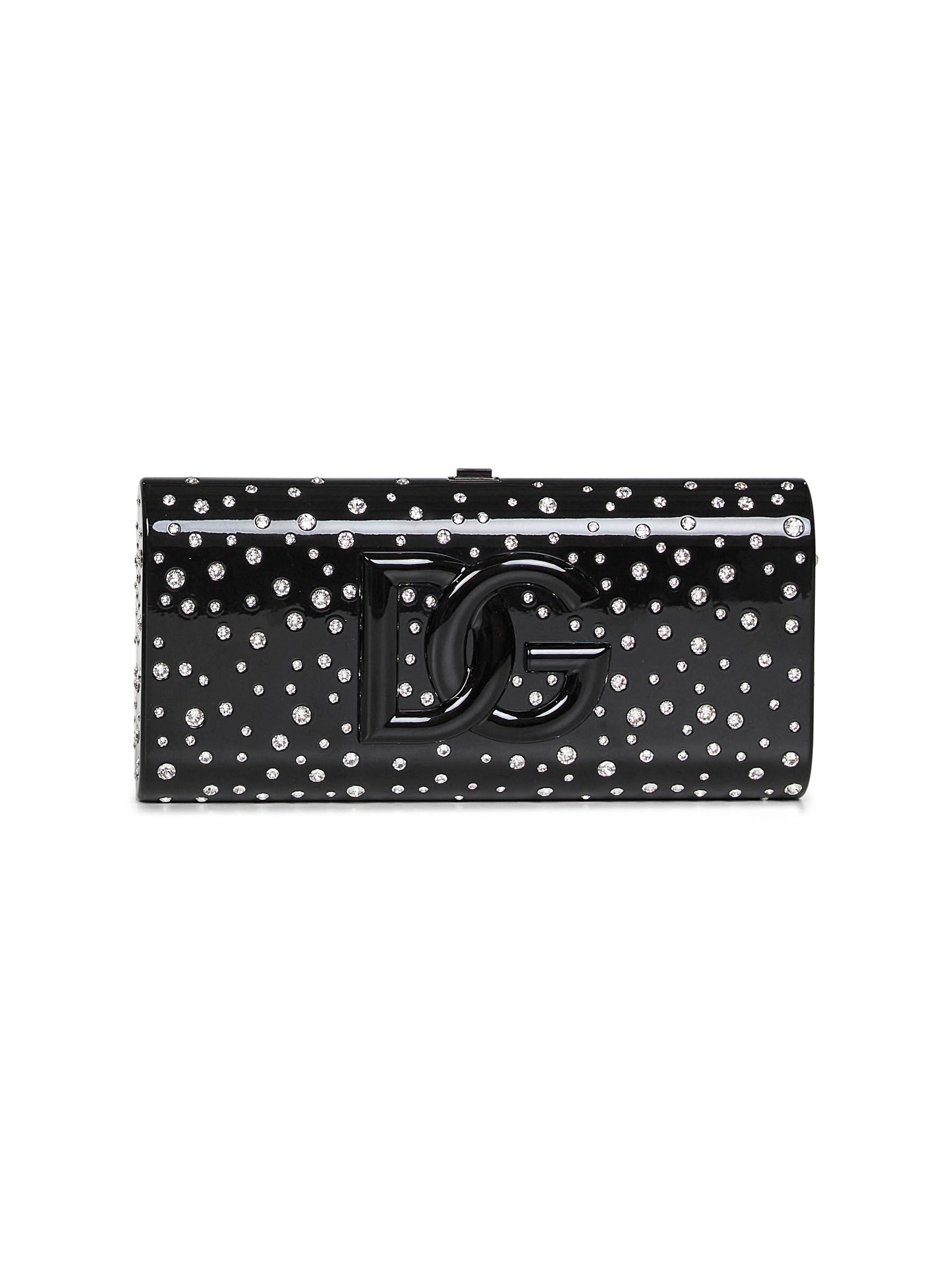 Dolce & Gabbana Women Black Dolce Box Clutch Bag