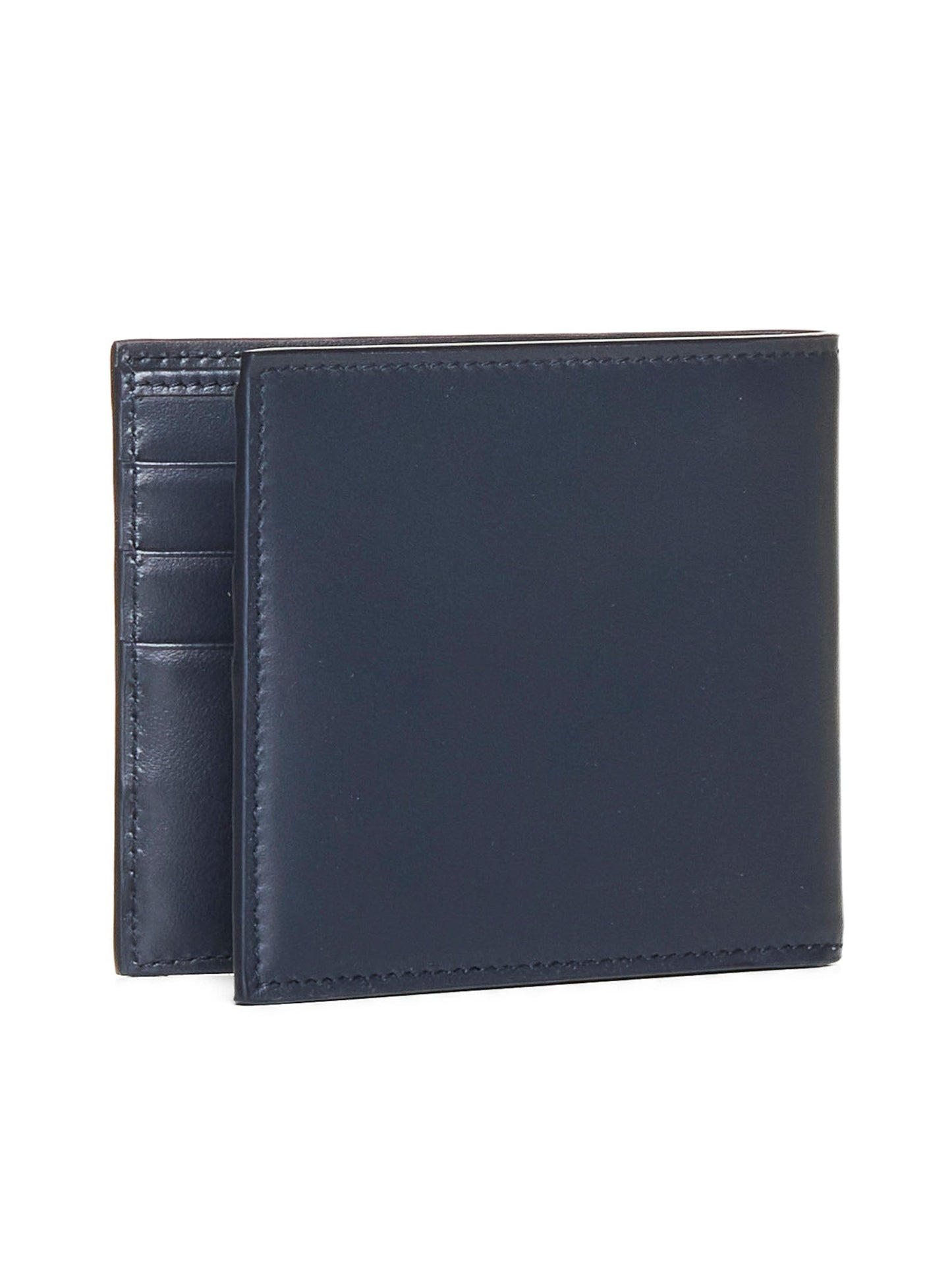 Dolce & Gabbana Men Logo Leather Bifold Wallet